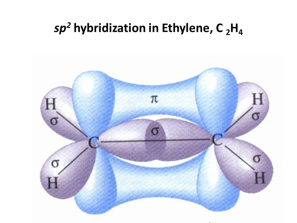 СП 2 гибридизация молекулы этена. Sp2 гибридизация этилена. Строение молекулы этилена гибридизация. Строение молекулы этилена sp2.