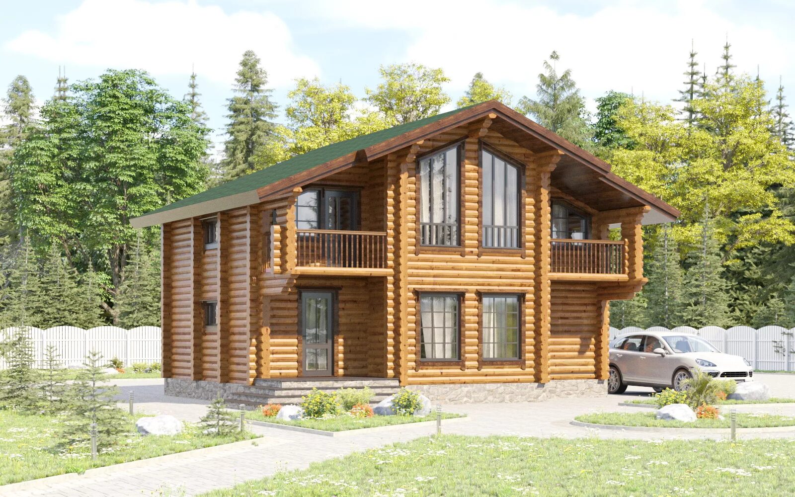 каркасные дома в калачинске 8 на 8. вологодское домостроение. вологодские дома под ключ. дом из оцилиндрованного бревна. дом 7х7 с эркером.