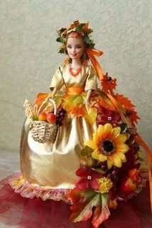 Осенняя кукла своими руками