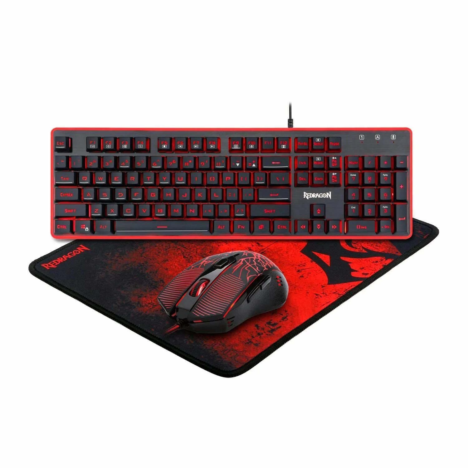 Компьютер dragon. Клавиатура reddragon s107. комбо клавиатура+мышь+коврик redragon s107. клавиатура ред драгон s107. комплект клавиатура + мышь + коврик redragon s107, черный.