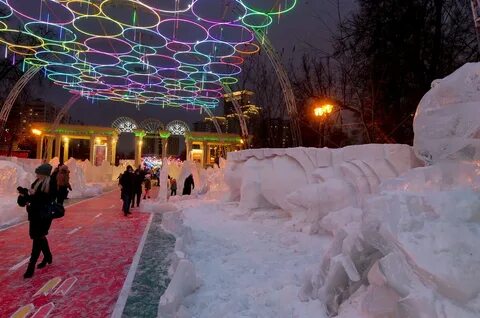 Новый год парк москва