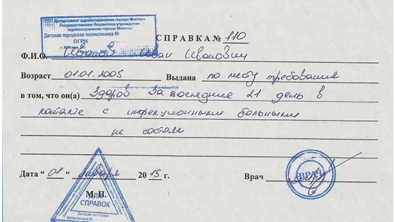 Справка о санитарно эпидемиологическом окружении. Справка от инфекциониста об отсутствии инфекционных заболеваний. Справка об эпидокружении из школы. Справка от педиатра в детский сад. Справка ребенку в школу образец.