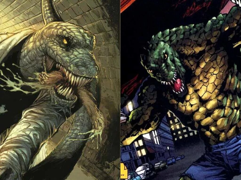 Killer Croc. Ящер против убийцы Крока.