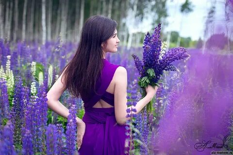 Как подписать фото с люпинами