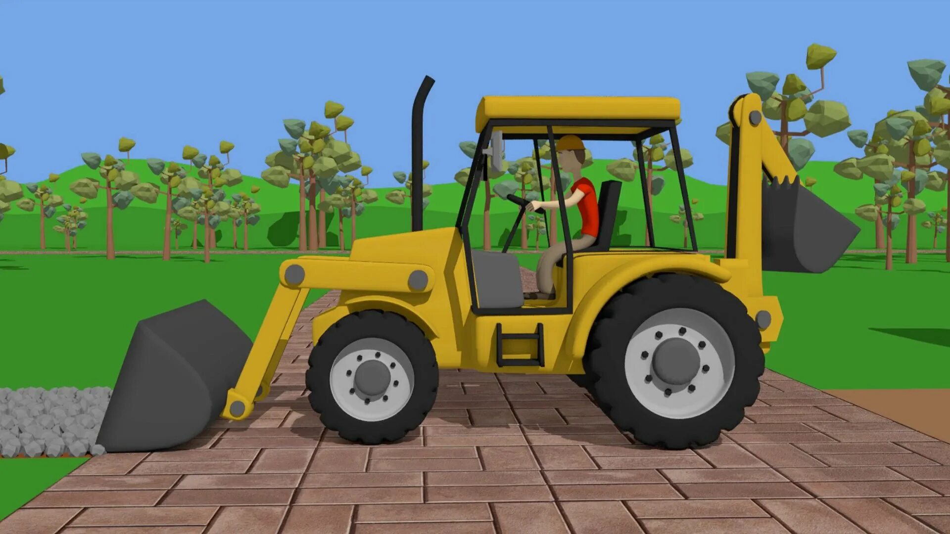 Про трактор 4. Для малышей трактор. Для малышей трактор. Про трактор 4. Трактор работает.