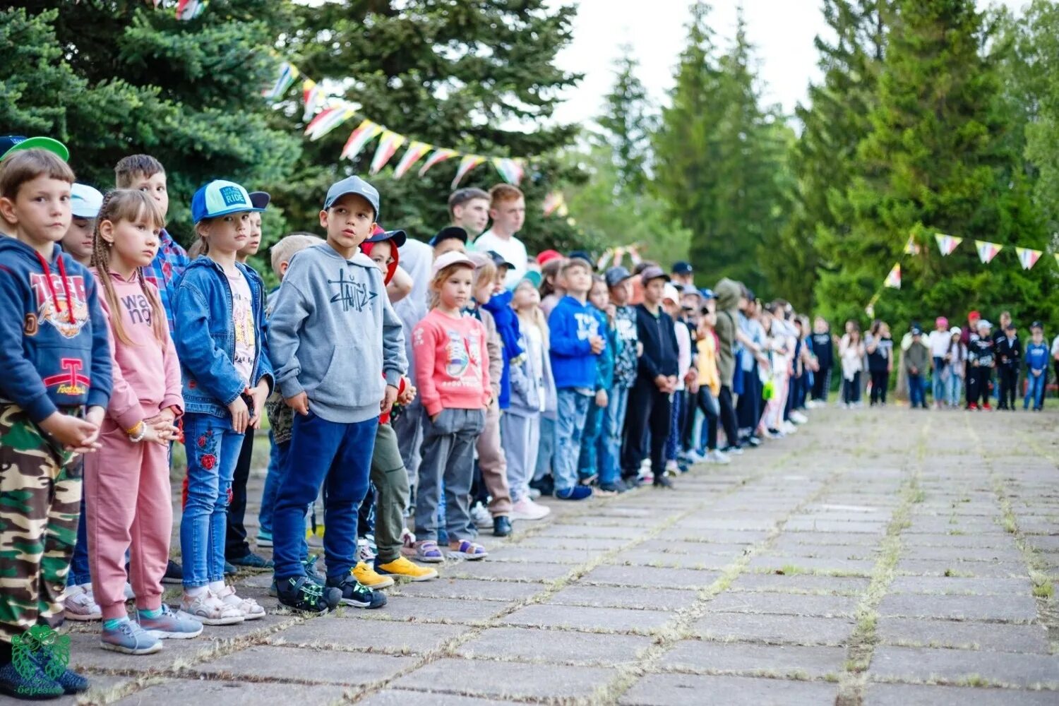 Очередь в лагерь. Очередь в лагерь