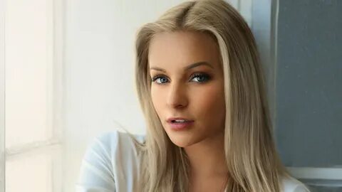 Blonde blue eyed girl