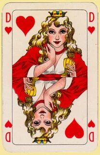 Игральные карты женщины