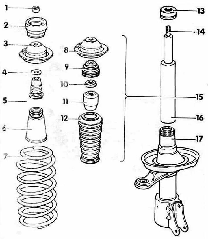 Сборка стойки амортизатора. Схема передней стойки Ауди 80 б4. Передняя стойка Ауди 80 б3 схема. Стойка передняя Audi 80 b3. Ауди 80 передняя стойка амортизатора схема.