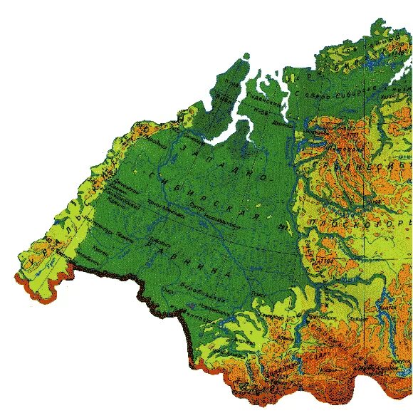 Высота над уровнем моря западно сибирской. Низменности Западно сибирской равнины на карте. Западно Сибирская низменность на карте на карте. Западно-Сибирская Низина. Низменности Западно сибирской равнины.