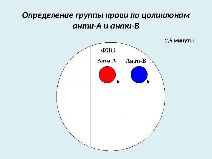 Определение группы крови. Определение группы крови цоликлонами. Цоликлоны для определения группы крови. Определение группы крови по цоликлонам.