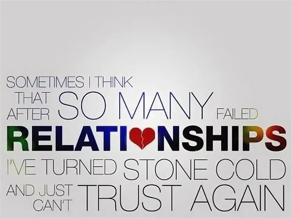 Failed relationship