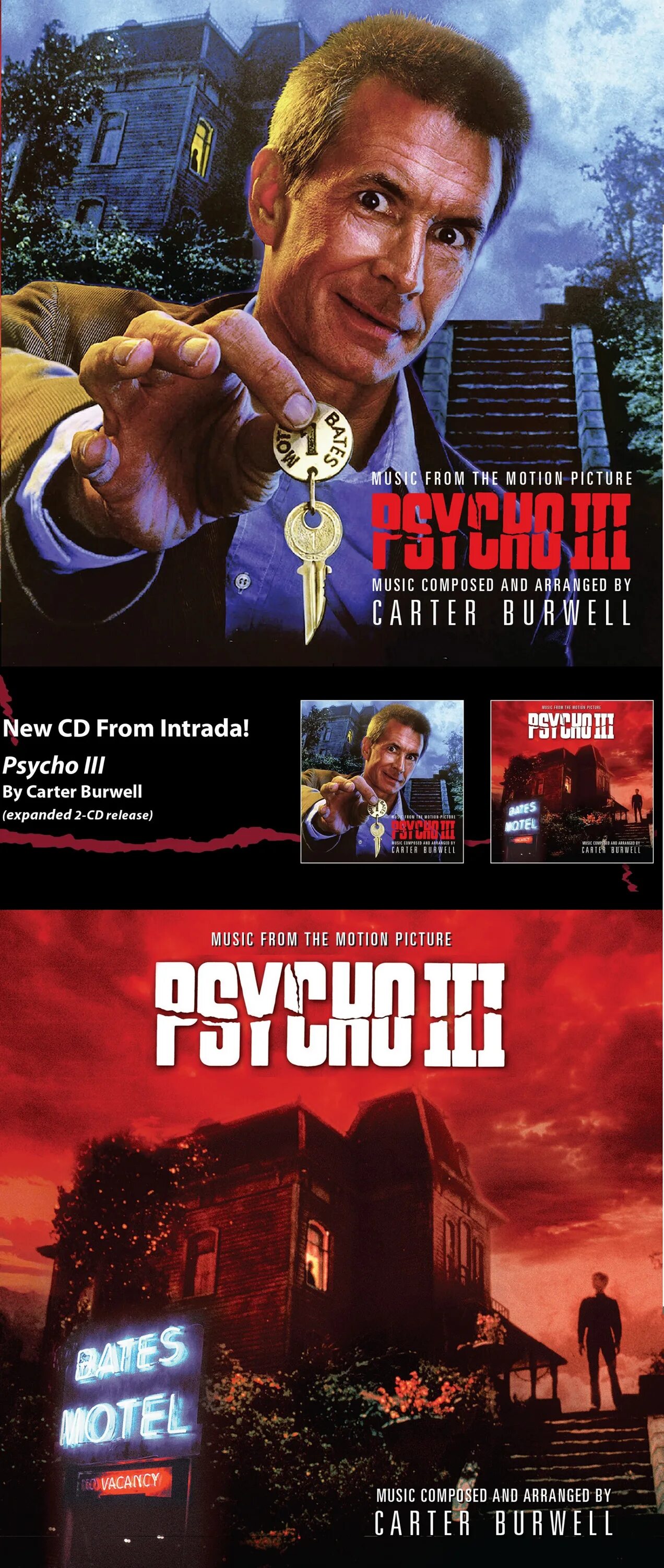 3 психопата. Psycho Soundtrack. Composer Psycho Type. Psycho IV (Music from the Motion picture). Psycho 4: the beginning, 1990 watch.