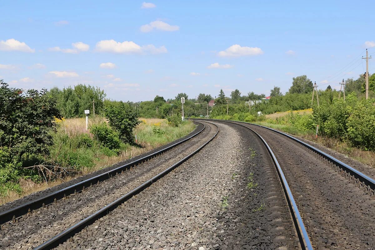 Двухпутная железная дорога. Железнодорожный перегон фото. Жд станция новая лахта. Станция козелковская самара. Перегоны ржд.