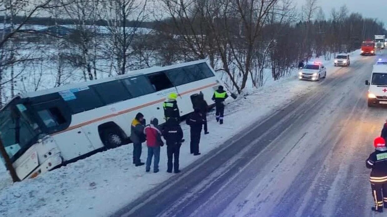 ДТП С автобусом в Москве вчера.