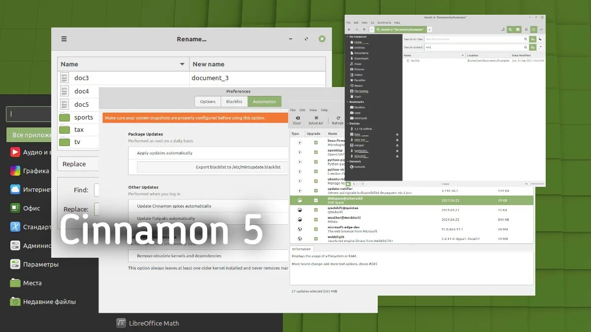 Как установить cinnamon. Рабочий стол cinnamon. окружение cinnamon. cinnamon linux. циннамон линукс.