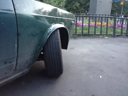 Большой выворот колес