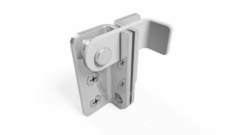 3D model Hinge with lock CGTrader.