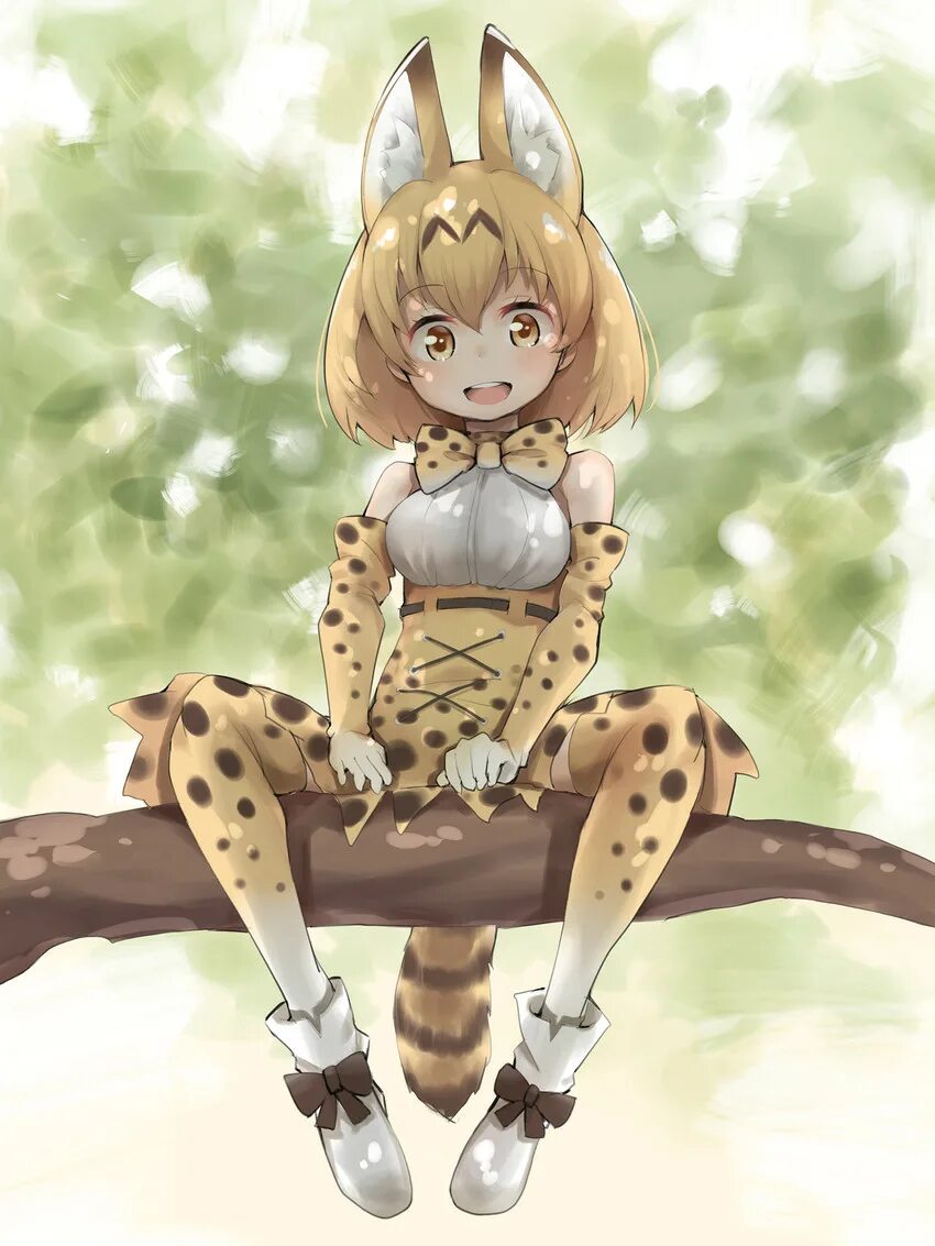 Сервал Kemono. Kemono friends сервал. Furrier kemono