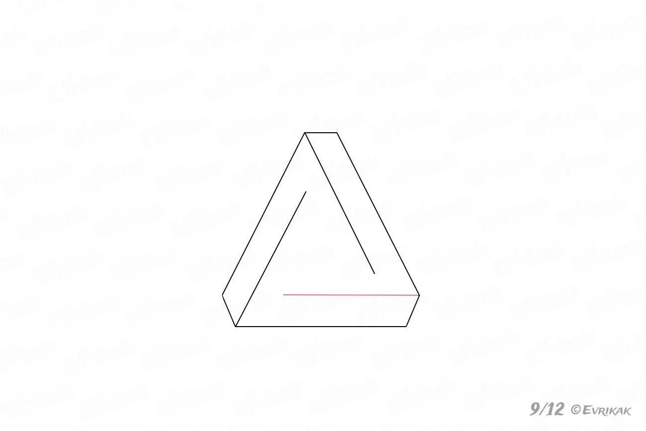 Draw triangle. Объемный треугольник рисунок карандашом. Три д треугольник. Треугольник в треугольнике. Объемный треугольник.