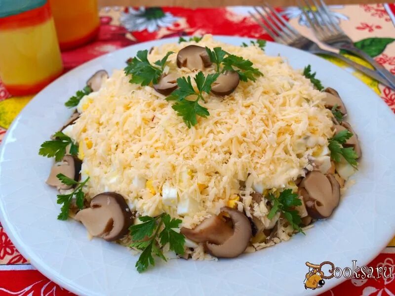 Салат с филе грибами сыром. Салат с филе грибами сыром