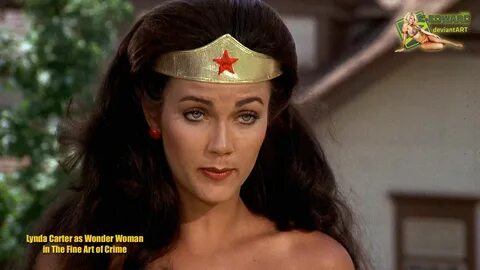 Lynda Carter as Wonder Woman in The Fine Art of Crime