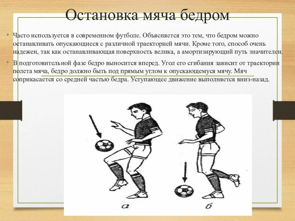 Какова траектория футбольного мяча во время матча. Прием мяча в футболе. техника приема мяча в футболе. способы остановки мяча в футболе. технике передачи мяча в футболе.