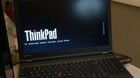 Lenovo thinkpad boot