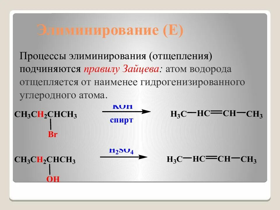 Реакция отщепления молекулы. Реакция элиминирования. Реакции отщепления элиминирования. Элиминирование спиртов механизм. Элиминирование этанола.