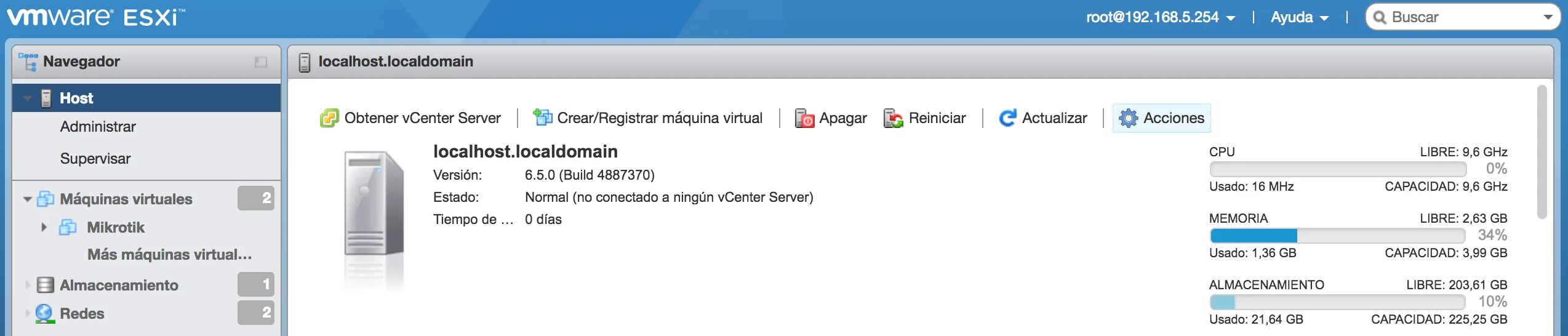 Vmware not support on this host. Vmware not support on this host