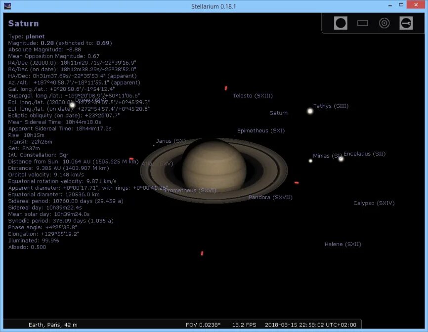 Приложение stellarium. Приложение stellarium