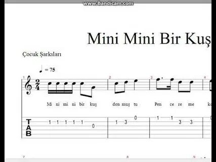 Mini mini песня