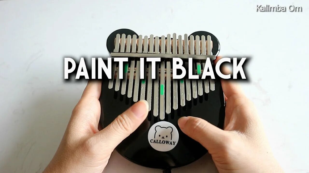 Paint it black the rolling. Калимба черный кот песня.