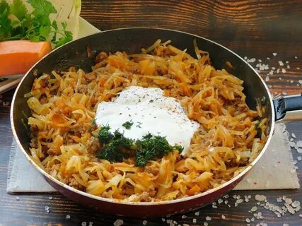 Тушить капусту в кастрюле рецепт
