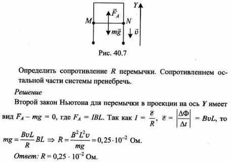 В магнитном поле с индукцией 2