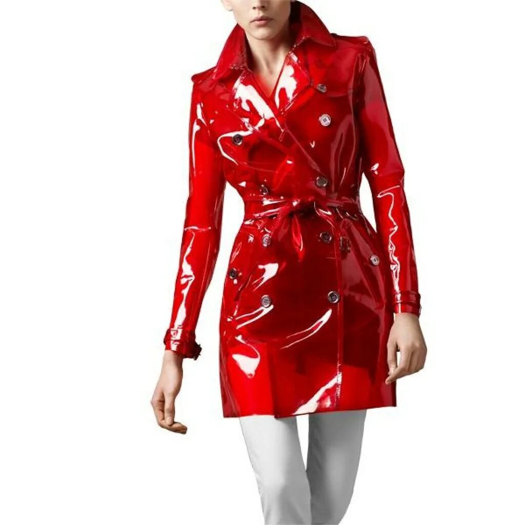 RS Rain Coat плащ Atomic Raincoat Flame Scarlet. Красный кожаный плащ. Лаковый плащ женский. Красный кожаный плащ женский. Красный плащ купить