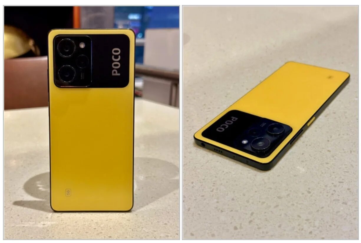 Poco x6 pro желтый