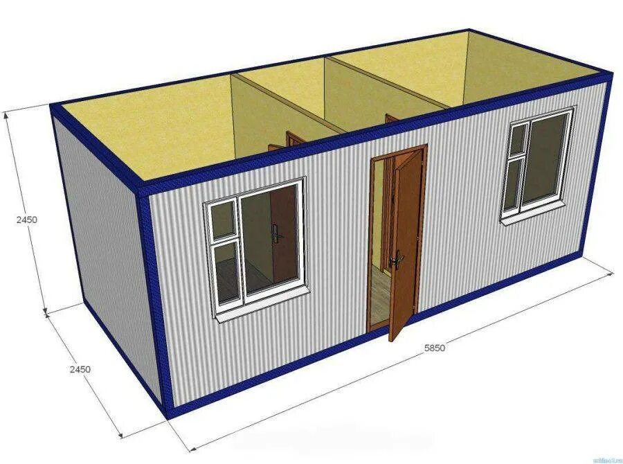 Жилой вагончик 6на2.5м. Вес блок-контейнера 6х2.4. Модуль бытовка габариты здания 6 4. Блок-контейнер 6,0х2,4х2,5 (УТ.100мм).