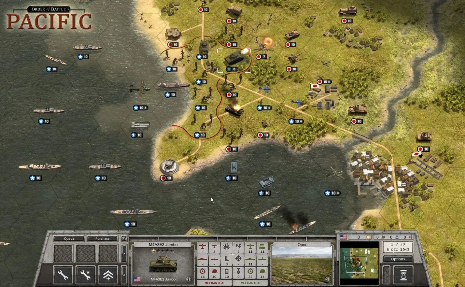 Order of battle. Pacific Panzer General. Battle of the Pacific. Pacific War Battle.