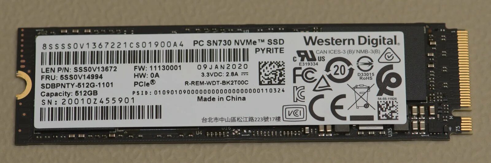 Ноутбук память 512 ssd. SSD 512 ГБ Western Digital sn730 (sdbpnty-512g-1027), m.2 2280, PCIE 3.0 x4. Western Digital sn730 sdbpnty-512g-1027. WD PC sn730 NVME SSD. Western Digital sn730.