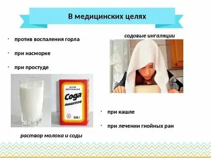 Сода от сухого кашля