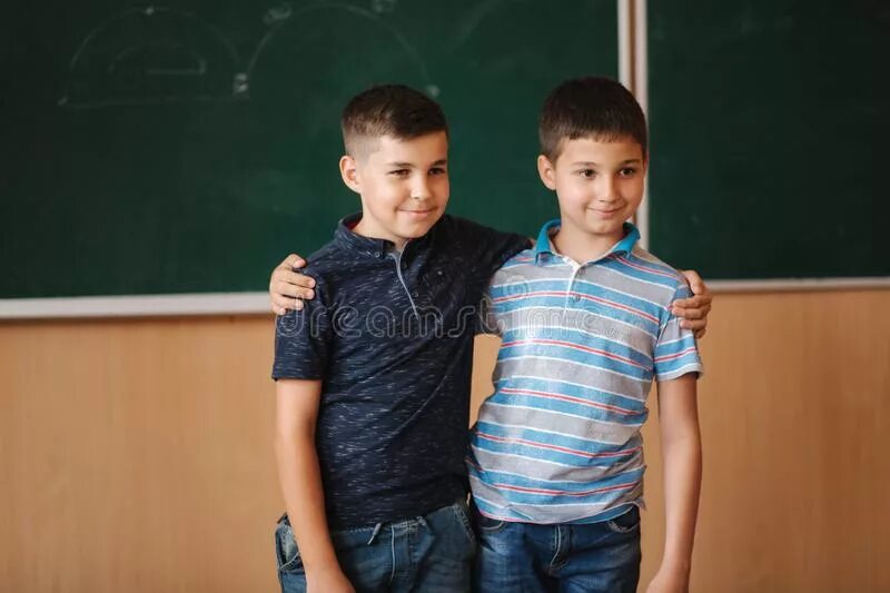 There are boys in the class