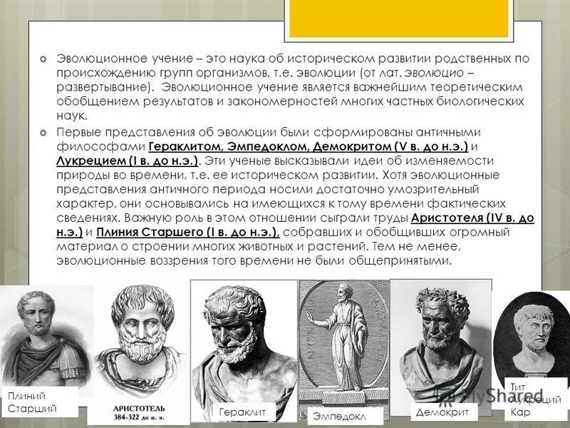 Бывший эволюционист. Бывший эволюционист