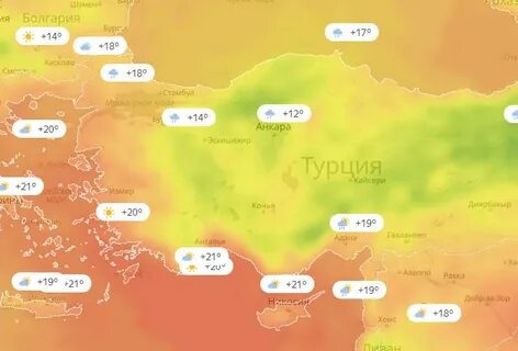 В ноябре в турции какая погода 2024