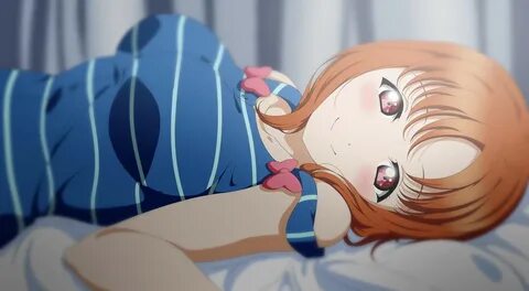 906365 Big Boobs Love Live Series Anime Girls Lying Down Blush Takami Chika...