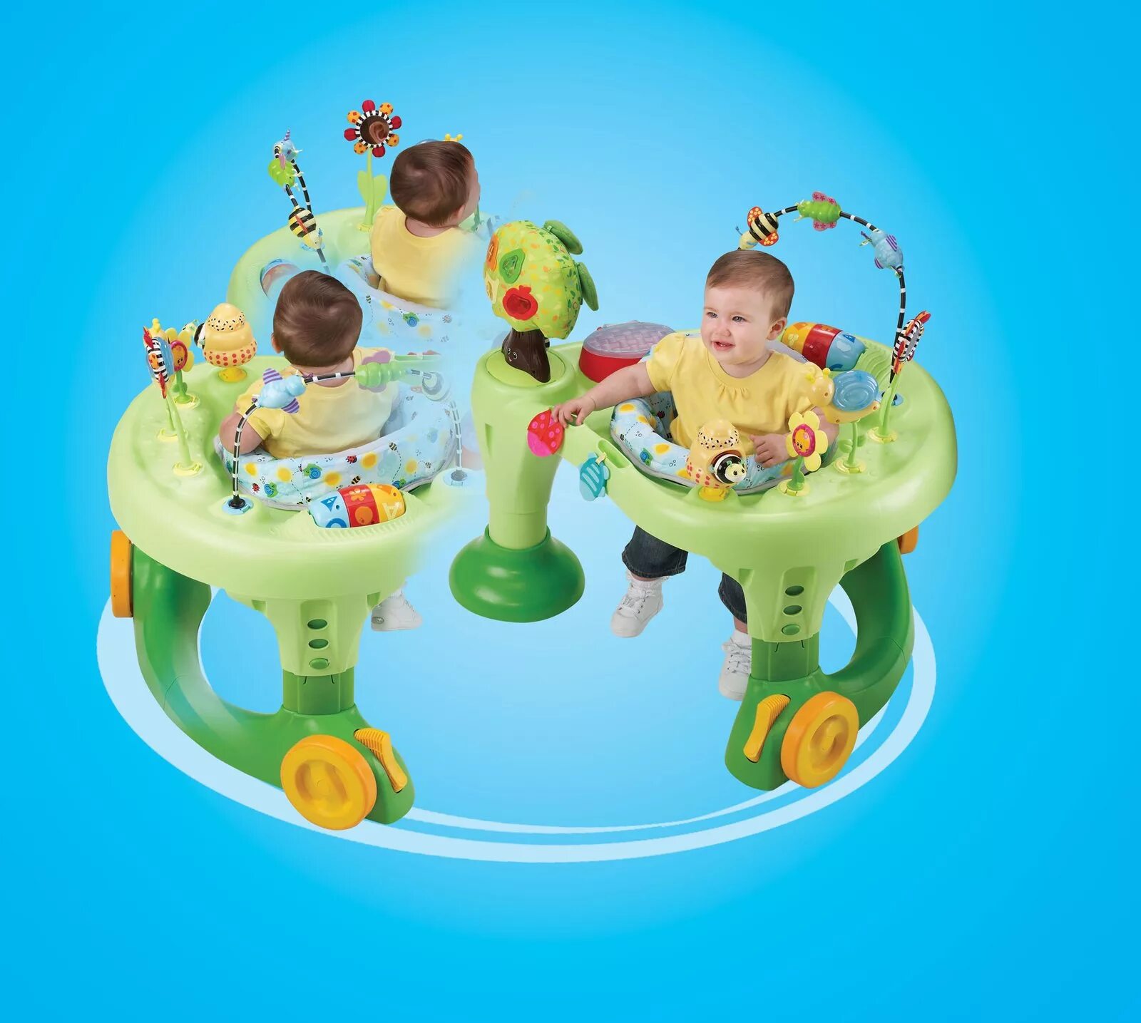 Around baby. Детский игровой центр Evenflo Exersaucer Tea Party. Игровой центр-ходунки Evenflo Exersaucer Garden расходные материалы. Игровой центр Evenflo Пчелка. Детский игровой центр прыгунки Evenflo Exersaucer animal Planet.