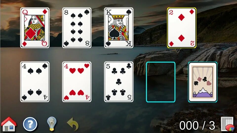 Пасьянс все-в-одном. Solitaire 2. Алжирский пасьянс Android. Андроид пасьянс Зачарованная колода. Пасьянс полумесяц во весь экран