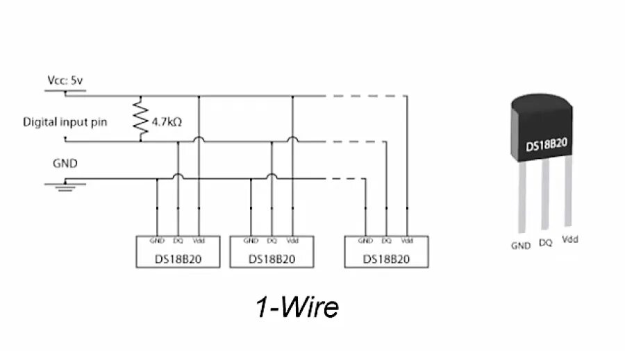 1-Wire датчики. Датчик температуры ds18b20 даташит. Датчик ds18s20. Ds18b20 паразитное питание.