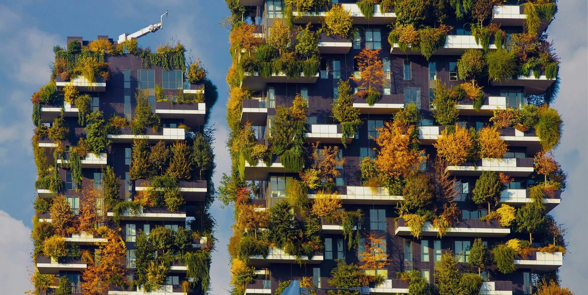 Миланский небоскреб Bosco verticale. Лес живой дом