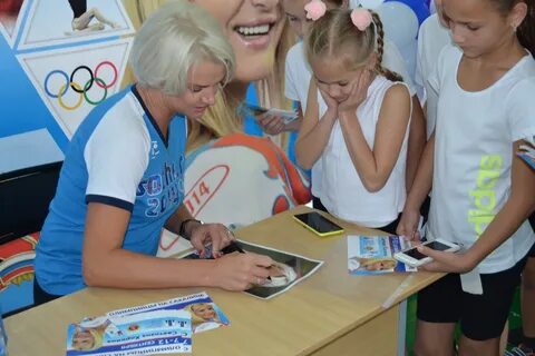 Встреча спортсменов